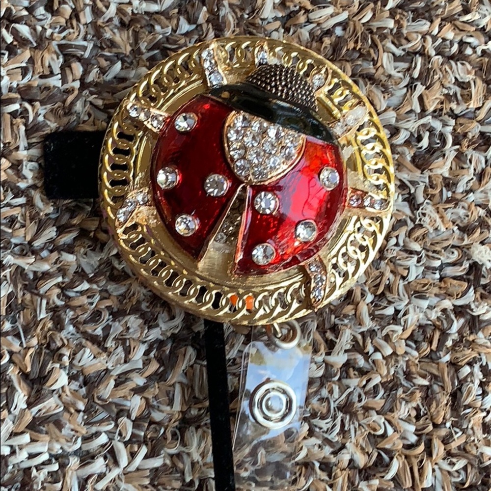 Pretty Ladybug 🐞 badge pull - Picture 3 of 7